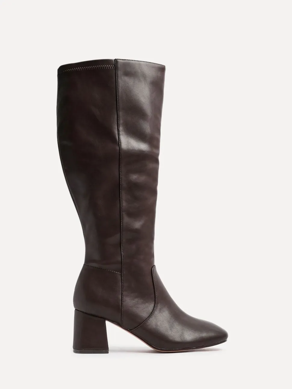 Linzi Fable Wide Fit Block Heeled High Leg Boots