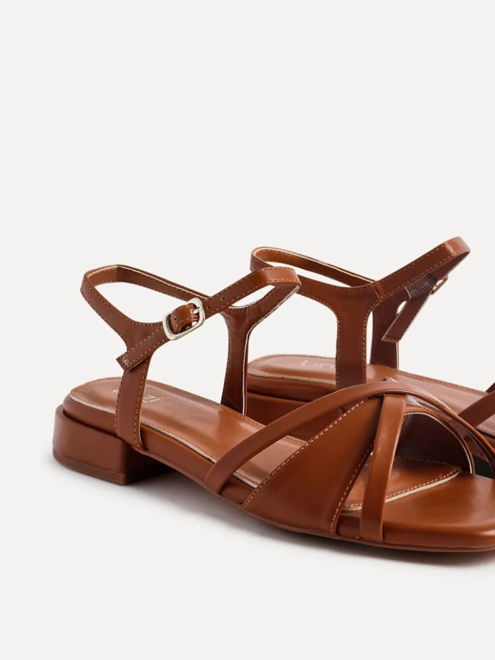 Linzi Zenna sandalen met bandjes en mini hak