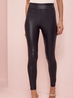 Lipsy - Legging met hoge taille en leerlook