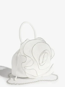 Lipsy Bridal Embellished Rose Top Handle Bag