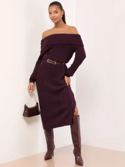 Lipsy Cable Knit Co Ord Midi Skirt