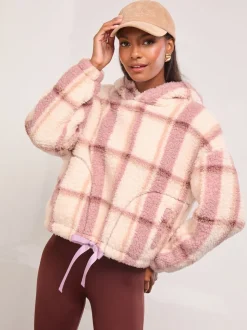 Lipsy Cosy Borg Hoodie