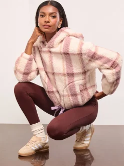 Lipsy Cosy Borg Hoodie