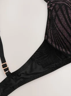 Lipsy Geo Lace Triple Boost Bra
