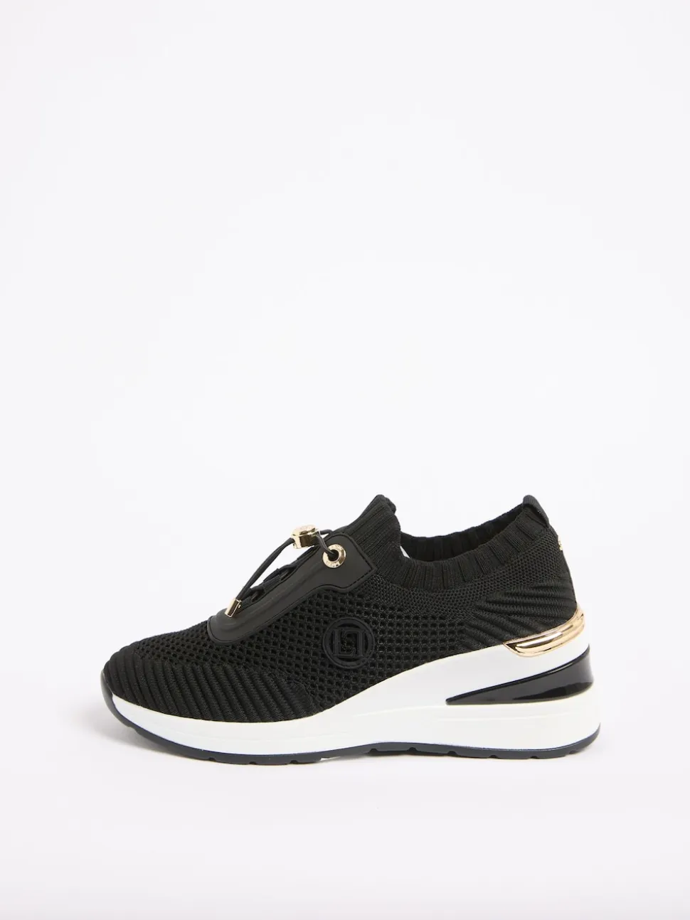 Lipsy Mid Wedge Knit Runner Sports Trainers