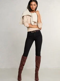 Lipsy skinny jeans met halfhoge taille