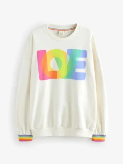Little Bird by Jools Oliver Oversized Crew Neck Sweatshirt