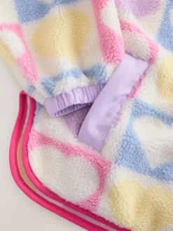 Little Bird by Jools Oliver Heart Colourblock Borg Fleece