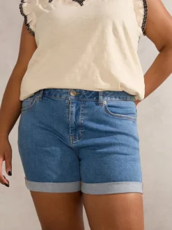 Live Unlimited - Curve - Denim short