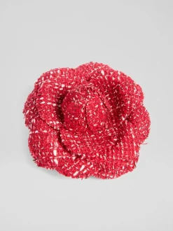 LK Bennett Red Cotton Corsage