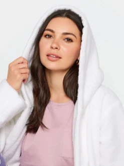 Long Tall Sally 100% Cotton Hooded Maxi Robe