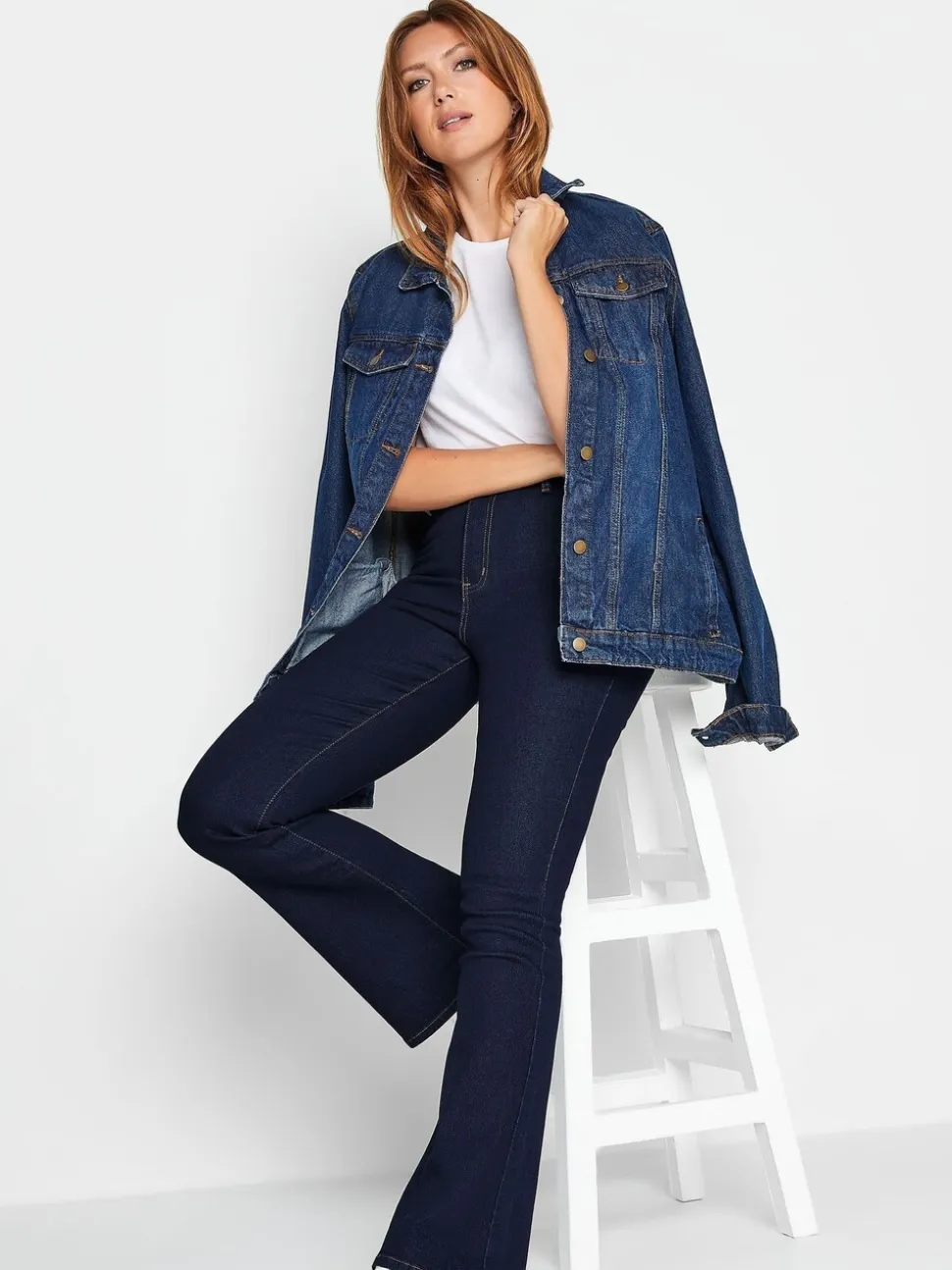 Long Tall Sally - Denim kickflare jeans