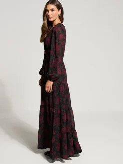 Long Tall Sally - Lange jurk met bloemenprint