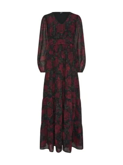 Long Tall Sally - Lange jurk met bloemenprint
