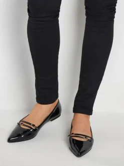 Long Tall Sally - Platte schoenen met meerdere bandjes
