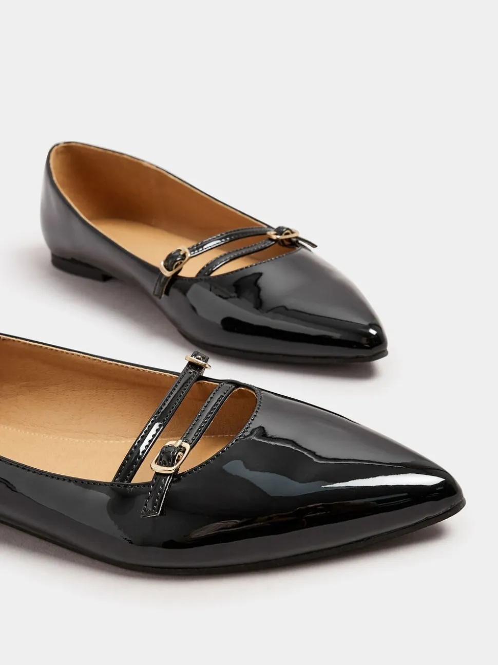 Long Tall Sally - Platte schoenen met meerdere bandjes