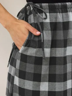 Long Tall Sally Check Maxi A line Skirt