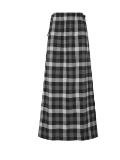 Long Tall Sally Check Maxi A line Skirt
