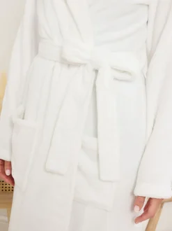 Long Tall Sally Cotton Touch Hooded Maxi Robe