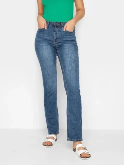 Long Tall Sally jeans van stretchdenim met rechte pijpen