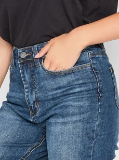 Long Tall Sally jeans van stretchdenim met rechte pijpen