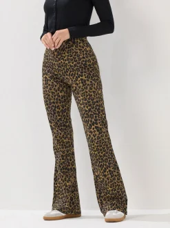 Long Tall Sally Leopard Flared Leggings