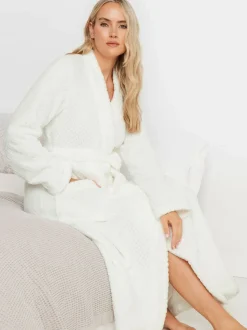Long Tall Sally luxe spa-badjas met opstaande kraag