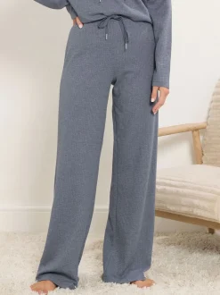 Long Tall Sally Marl Waffle Wide Leg Joggers