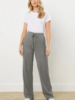 Long Tall Sally Marl Waffle Wide Leg Joggers
