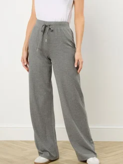 Long Tall Sally Marl Waffle Wide Leg Joggers