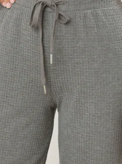 Long Tall Sally Marl Waffle Wide Leg Joggers