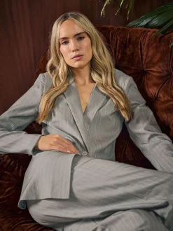 Long Tall Sally Pinstripe Blazer