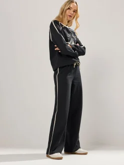Long Tall Sally Piped Wide Leg Joggers