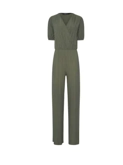 Long Tall Sally Ribbed Wrap Jumpsuit