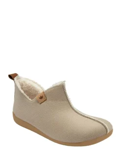 Lotus Textile Bootie Slippers