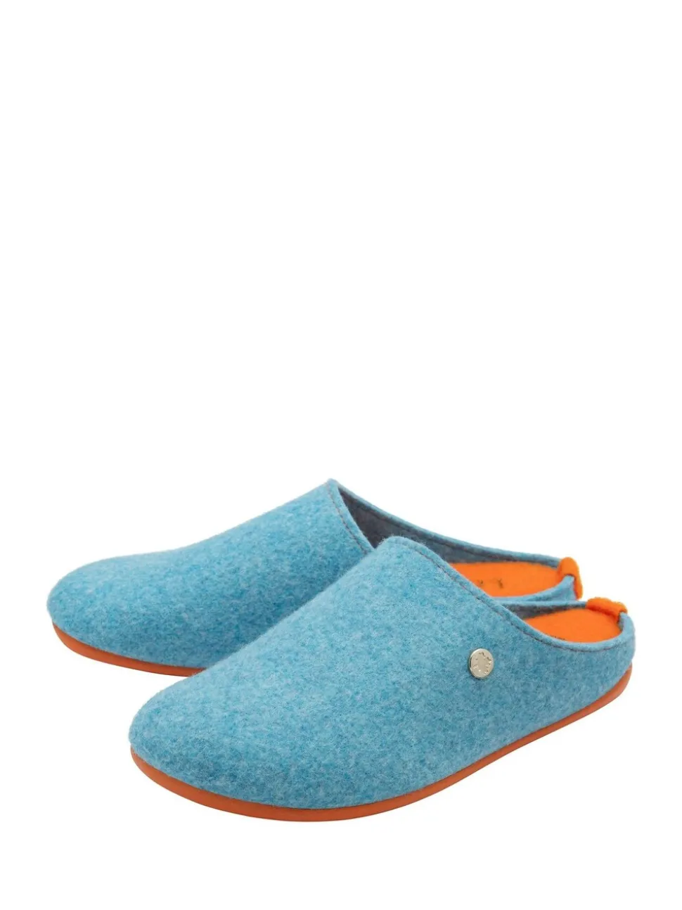 Lotus Textile Flat Mule Slippers