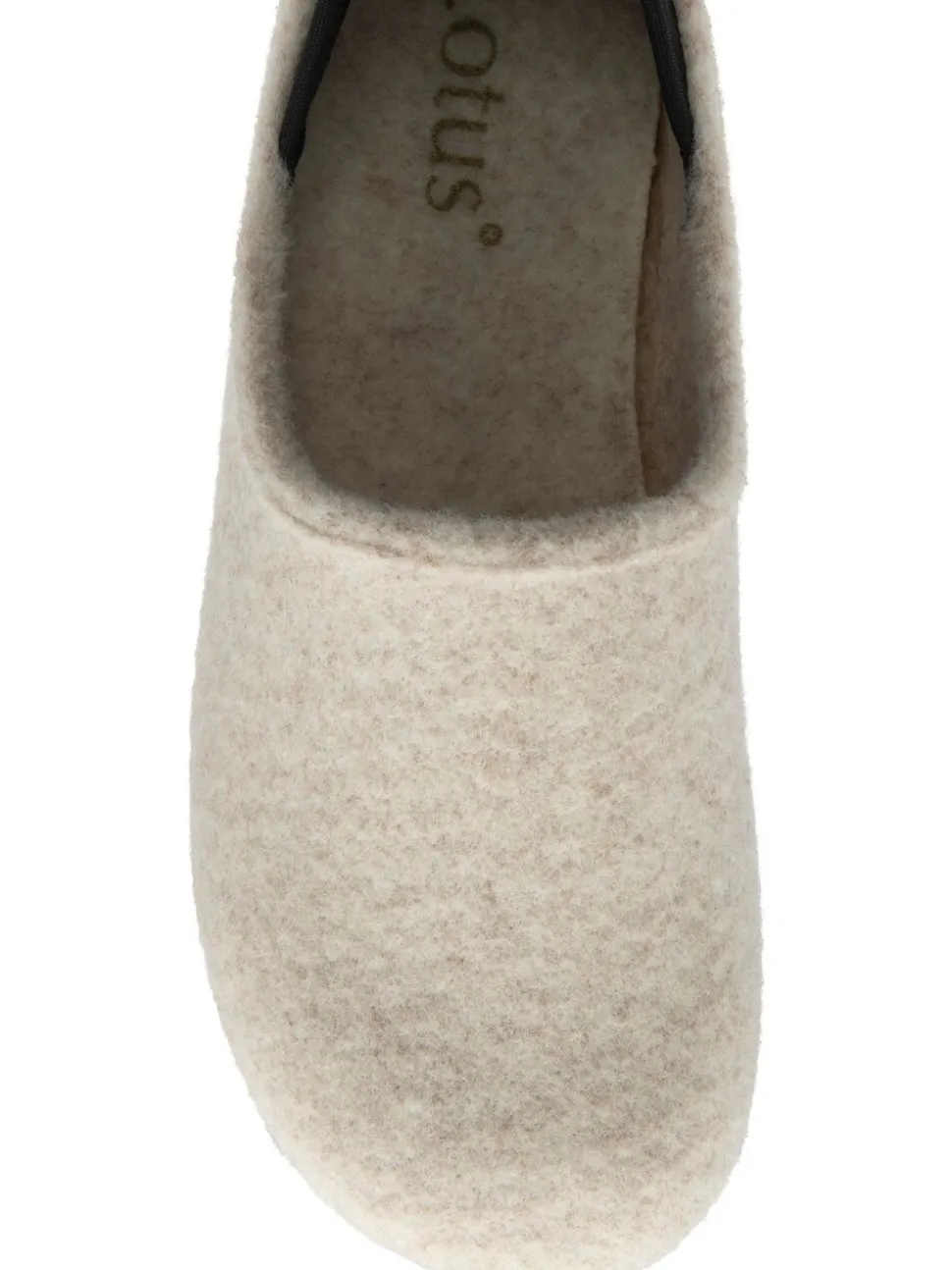 Lotus Textile Flat Slippers