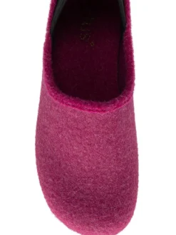 Lotus Textile Flat Slippers