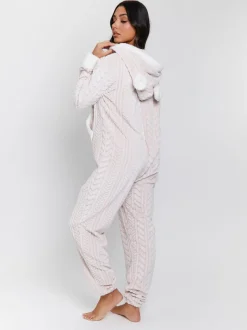 Loungeable Cable Hooded All-In-One