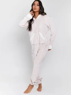 Loungeable Cable Hooded All-In-One