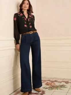 Love & Roses Getailleerde Jeans