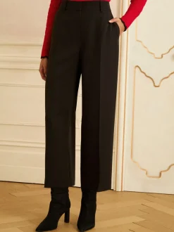 Love & Roses Wide Leg Crop Trousers