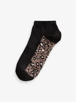 Luipaard - Footbed Trainers Socks 5 Pack