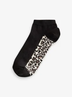 Luipaard - Footbed Trainers Socks 5 Pack