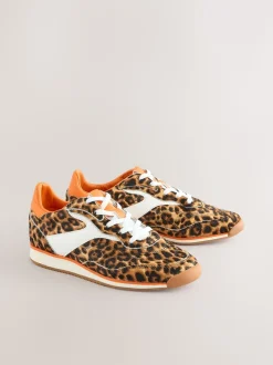 Luipaard - Forever Comfort Panel Detail Lace-Up Trainers