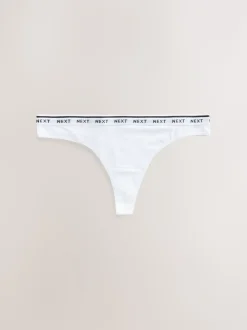 Luipaardprint - 4 Katoenen slipjes met logotailleband