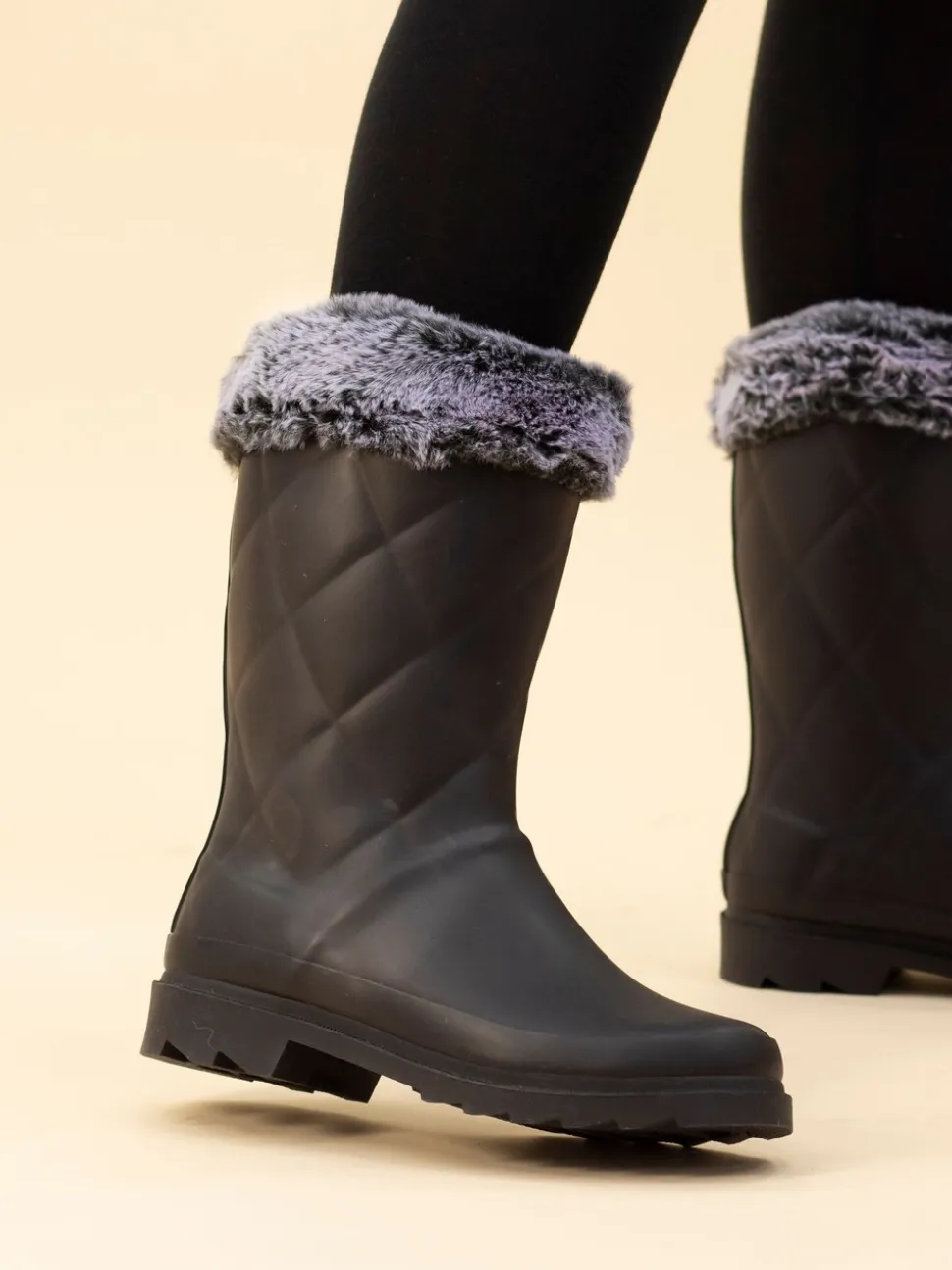 Lunar LD Norway Faux Fur Lined Wellingtons