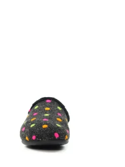 Lunar Peanut Polka Dot Mule Slippers