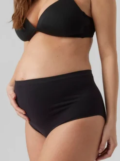 Mamalicious Maternity High Waist Control Briefs 2 Pack Knickers