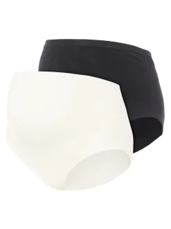 Mamalicious Maternity High Waist Control Briefs 2 Pack Knickers